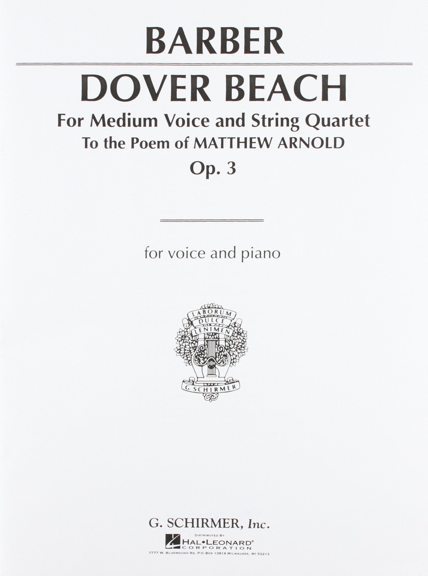 Samuel barber dover beach pdf reader pdf